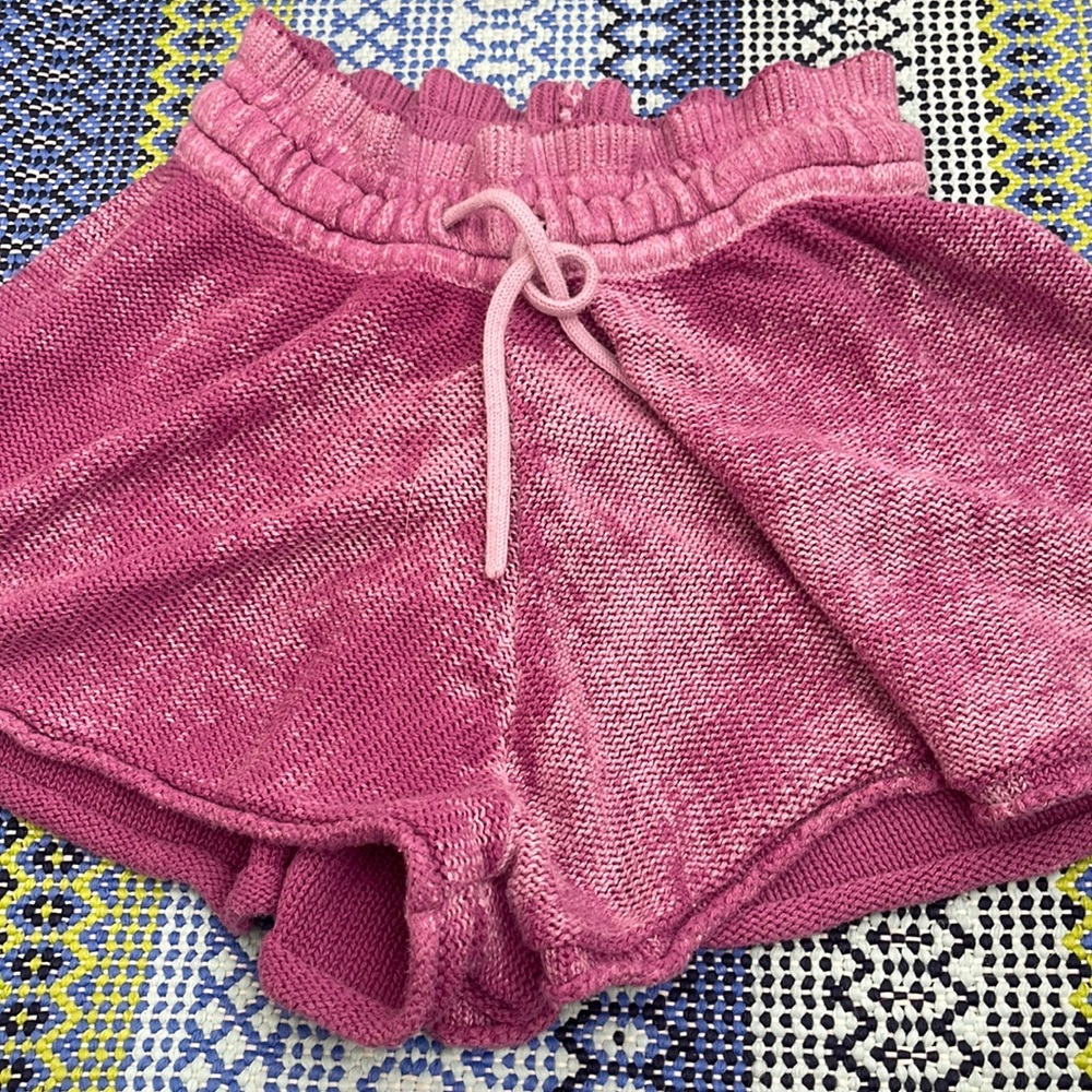 Pink free people shorts